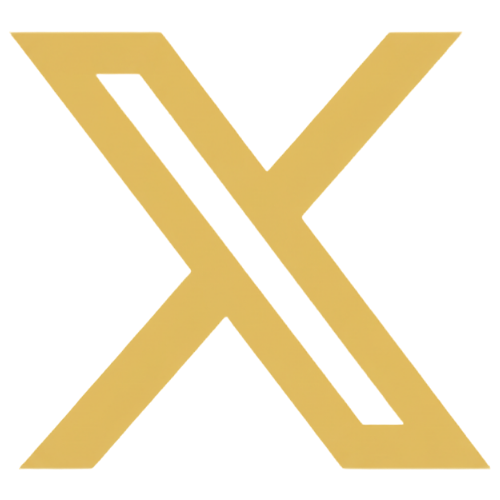 x gold favicon transparent